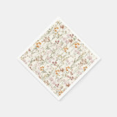 Terracotta Wildflower Boho Bruiloft in Bloomtuin Servet (Hoek)