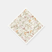 Terracotta Wildflower Boho Bruiloft in Bloomtuin Servet (Hoek)