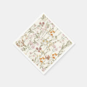 Terracotta Wildflower Boho Bruiloft in Bloomtuin Servet (Hoek)