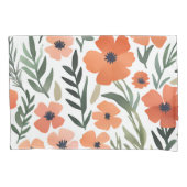 Terracotta Wildflower Boho Rustieke slaapkamer Dec Kussensloop (Voorkant)
