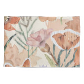 Terracotta Wildflower Boho Rustieke slaapkamer Dec Kussensloop (Achterkant)
