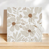 Terracotta Wildflower Boho Rustieke Spring Wall Ar Perfect Poster