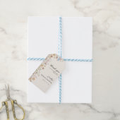 Terracotta Wildflower Boho Vrijgezellenfeest Bedan Cadeaulabel (Met Touw)