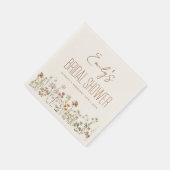 Terracotta Wildflower Boho Vrijgezellenfeest in Bl Servet (Hoek)