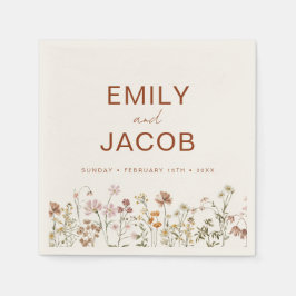 Terracotta Wildflower Boho Wedding in Bloom Servet