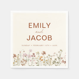 Terracotta Wildflower Boho Wedding in Bloom Servet