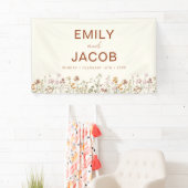 Terracotta Wildflower Boho Wedding in Bloom Spandoek (Insitu)