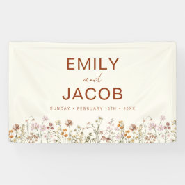Terracotta Wildflower Boho Wedding in Bloom Spandoek