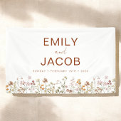 Terracotta Wildflower Boho Wedding in Bloom Spandoek