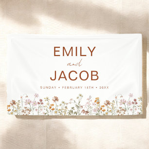 Terracotta Wildflower Boho Wedding in Bloom Spandoek