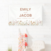 Terracotta Wildflower Boho Wedding in Bloom Spandoek (Insitu)