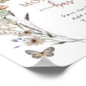 Terracotta Wildflower Momosa Bar Poster (Hoek)