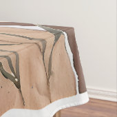 Terracotta Wildflower Patchwork Rustiek Boho Sprin Tafelkleed (Voorbeeld)