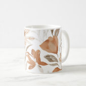 Terracotta Wildflower Rustic Boho Drinkware Koffiemok (Voorkant rechts)