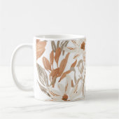 Terracotta Wildflower Rustic Boho Drinkware Koffiemok (Links)