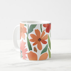 Terracotta Wildflower Rustic Boho Drinkware Koffiemok