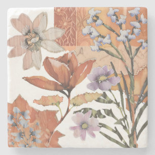 Terracotta Wildflower Rustiek Boho Drink Accessoir Stenen Onderzetter