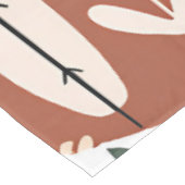 Terracotta Wildflower Rustiek Boho Spring Decor Tafelkleed (Gekanteld)