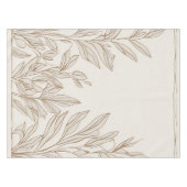 Terracotta Wildflower Rustiek Boho Spring Decor Tafelkleed (Voorkant (Horizontaal))