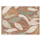 Terracotta Wildflower Rustiek Boho Spring Decor Tafelkleed (Voorkant (Horizontaal))
