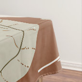 Terracotta Wildflower Rustiek Boho Spring Decor Tafelkleed (Voorbeeld)