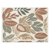 Terracotta Wildflower Rustiek Boho Spring Decor Tafelkleed (Voorkant (Horizontaal))