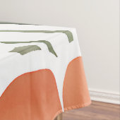 Terracotta Wildflower Rustiek Boho Tafeldecor Tafelkleed (Voorbeeld)