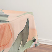 Terracotta Wildflower Rustiek Boho Tafeldecor Tafelkleed (Voorbeeld)
