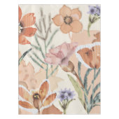 Terracotta Wildflower Rustiek Boho Tafeldecor Tafelkleed (Voorkant)