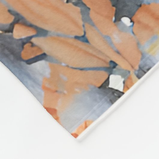 Terracotta Wildflower Rustieke Boho Gooi voor de L Fleece Deken (Hoek)