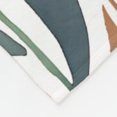 Terracotta Wildflower Rustieke Boho Gooi voor de L Fleece Deken (Hoek)