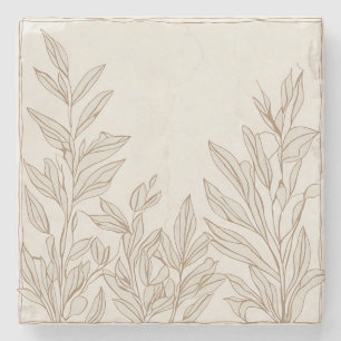 Terracotta Wildflower Rustieke Spring Home Decor Stenen Onderzetter