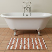 Terracotta Wildflower Streep Badmat