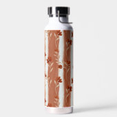 Terracotta Wildflower Streep Geïsoleerde Fles (Links)