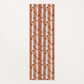 Terracotta Wildflower Streep Yoga Mat (Voorkant)