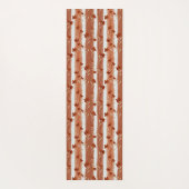 Terracotta Wildflower Streep Yoga Mat (Achterkant)