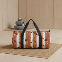 Terracotta Wildflower Streep Yoga Mat