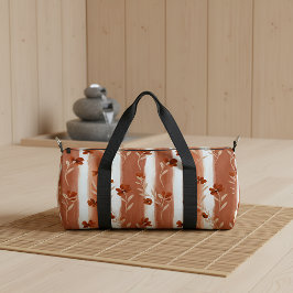 Terracotta Wildflower Streep Yoga Mat Plunjezak