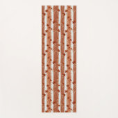 Terracotta Wildflower Stripe Yoga Mat (Voorkant)