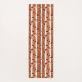 Terracotta Wildflower Stripe Yoga Mat (Achterkant)