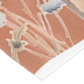 Terracotta-wildflowerpatchwork rustieke boho-lente tafelkleed (Gekanteld)