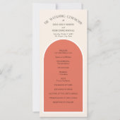 Terracotta woestijntonen Eenvoudige moderne Arch (Voorkant)