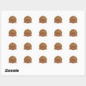 Terracotta Zon Oog Sticker (Vel)