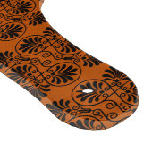 Terracotta Zwart Oudgrieks Meander Patroon Snijplank (Hoek)