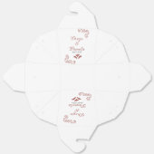 Terracotta zwart rustiek Spaans bruidspaar Bedankdoosjes (Ongevouwen)