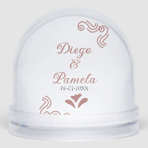 Terracotta zwart rustiek Spaans bruidspaar