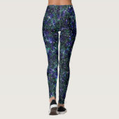 Terraform Garden Green Galaxy Glitter CUSTOM Leggings (Achterkant)