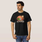 Terraforming Mars 3 Hex Design T-shirt (Voorkant volledig)