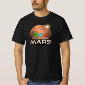 Terraforming Mars 3 Hex Design T-shirt (Voorkant)