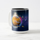 Terraforming Mars-Mok Tweekleurige Koffiemok (Voorkant links)